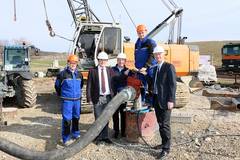 Wasserleitungsverband Nördliches Burgenland errichtet neuen Brunnen in Winden