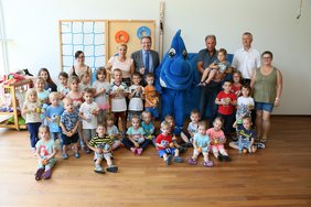 Tropfi zu Besuch im Kindergarten Zagersdorf