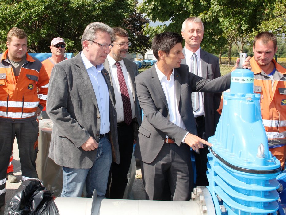 Bau der größten Wasserleitung des Burgenlandes ist in vollem Gange