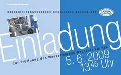 Einladung zur Eröffnung des Wasserwerkes Neusiedl am See
