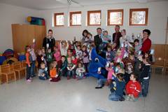 „Tropfi“ besucht den Kindergarten Kleinhöflein