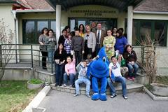 „Tropfi“ zu Besuch im Sonderpädagogischen Zentrum in Mattersburg